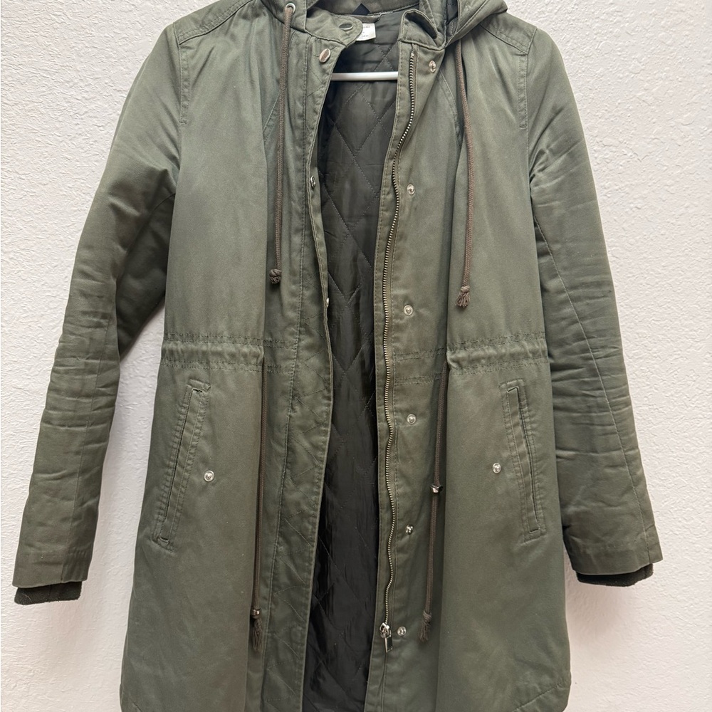 H&M Green Utility Jacket